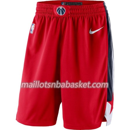 Washington Wizards Homme Shorts Rouge 2018-19 Nike Swingman